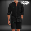 ICON OUTLET™ COMPLETO LACOSTE IN LINO